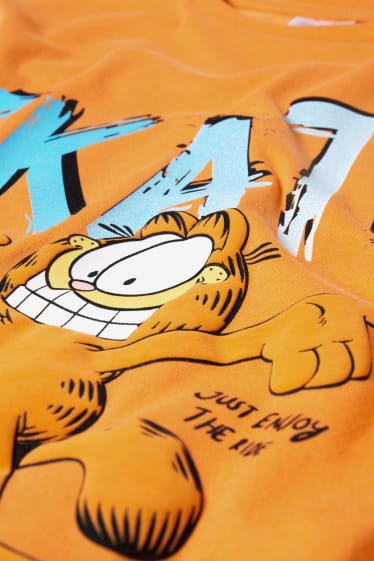 Children - Garfield - short sleeve T-shirt - orange