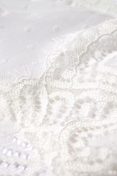 Femmes - Shorty - blanc crème