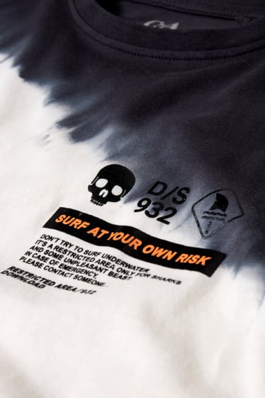 Enfants garçons - T-shirt - à motif - blanc