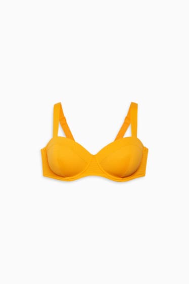 Mujer - Top de bikini con aros - con relleno - LYCRA® XTRA LIFE™ - naranja