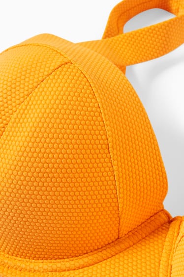 Dona - Top de biquini amb cèrcols - enconxat - LYCRA® XTRA LIFE™ - taronja