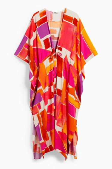 Femmes - Kimono - à motif - rose