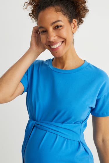 Dona - Vestit de maternitat - blau