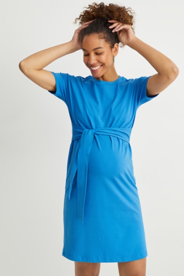 Dona - Vestit de maternitat - blau
