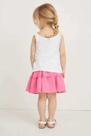 Enfants - Pat’ Patrouille - ensemble - top et jupe - 2 pièces - blanc crème