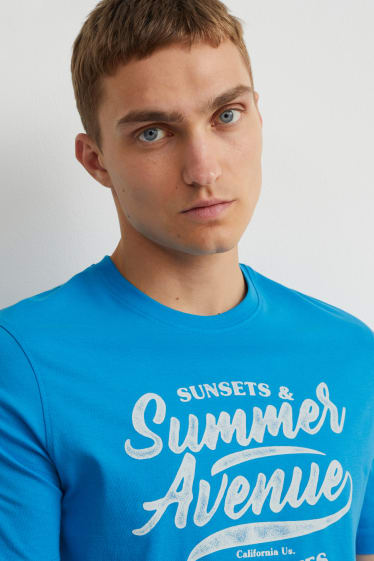 Hommes - T-shirt - bleu