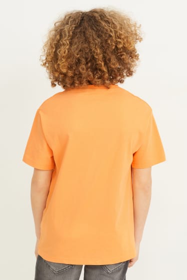 Kinder - Kurzarmshirt - orange