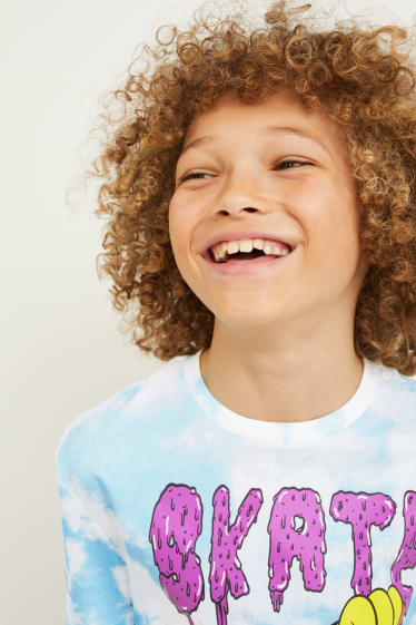 Enfants garçons - Bob l’éponge - T-shirt - bleu clair