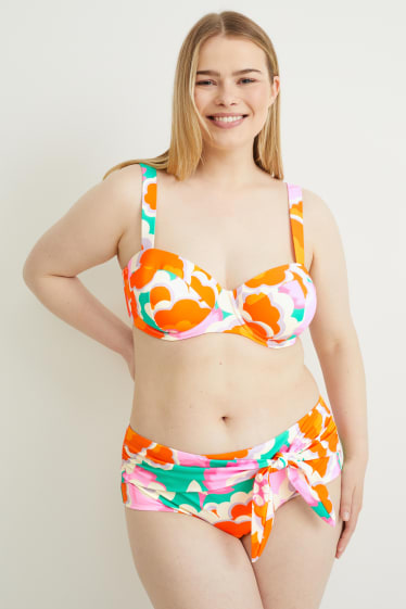 Mujer - Top de bikini con aros - con relleno - LYCRA® XTRA LIFE™ - naranja