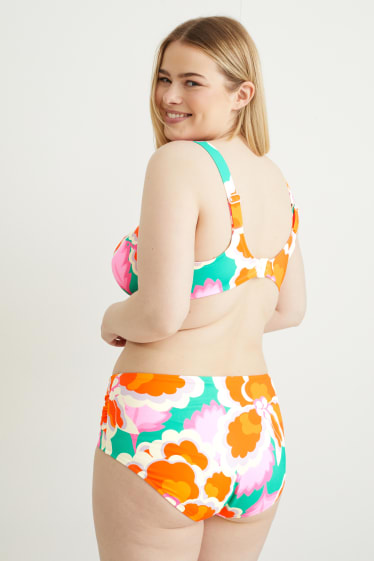 Femei - Top bikini cu armătură - vătuit - LYCRA® XTRA LIFE™ - portocaliu