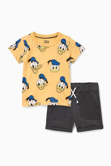 Babys - Donald Duck - Baby-Outfit - 2 teilig - hellorange