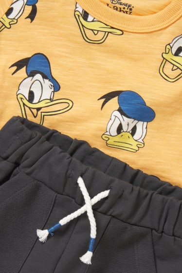 Bebeluși - Donald Duck - compleu bebeluși - 2 piese - portocaliu deschis