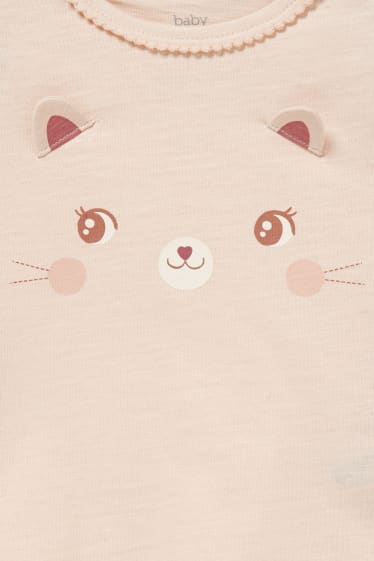 Baby Mädchen - Multipack 3er - Baby-Kurzarmshirt - schneeweiss