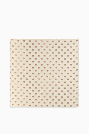 Unisex - Telo da bagno in mussola per neonati - beige chiaro