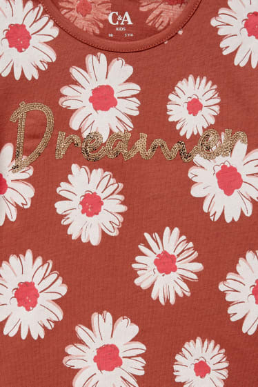 Enfants filles - Lot de 2 - T-shirts - rose