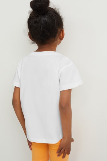 Bambine - Confezione da 2 - t-shirt - bianco