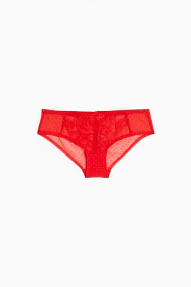 Femmes - Shorty - rouge