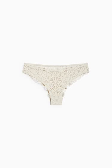 Femmes - Culotte - beige clair