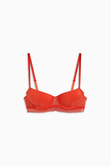 Femmes - Soutien-gorge avec armatures - DEMI - ampliforme - orange foncé