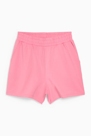 Dames - CLOCKHOUSE - sweatshorts - fuchsiarood