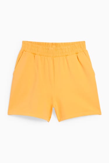 Dona - CLOCKHOUSE - pantalons curts de xandall - taronja