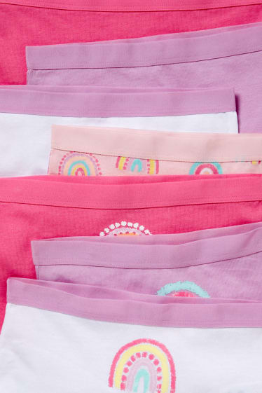 Children - Multipack of 10 - shorts - pink / rose