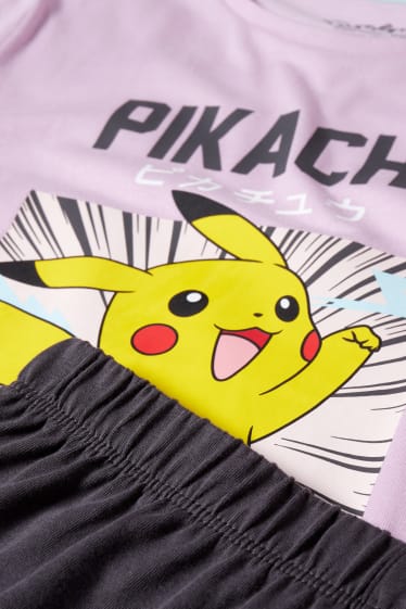 Enfants filles - Pokémon - pyjashort - 2 pièces - violet clair