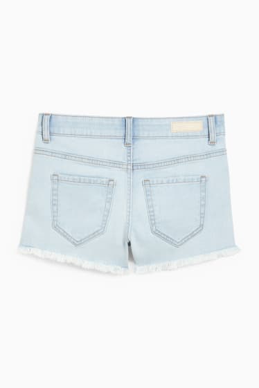 Dona - CLOCKHOUSE - texans curts - low waist - texà blau clar