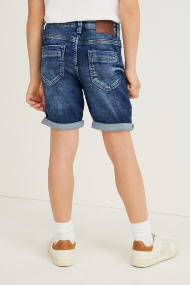 Kinder - Jeans Shorts - Jog Denim - jeansblau
