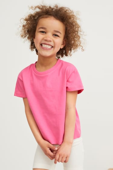 Children - Multipack of 8 - short sleeve T-shirt - pink