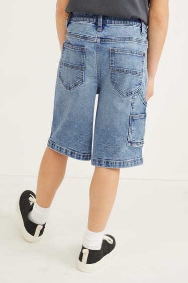 Children - Denim shorts - denim-light blue