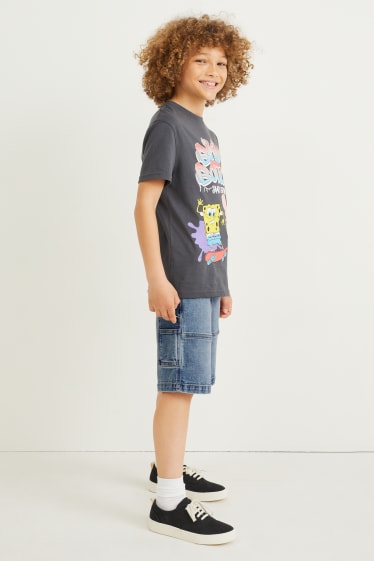 Kinder Jungen - Jeans-Shorts - helljeansblau
