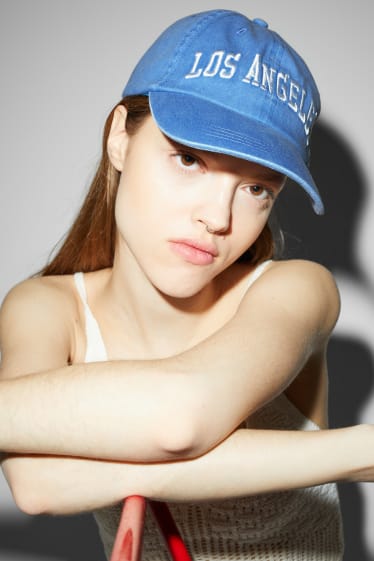 Damen - CLOCKHOUSE - Jeans-Cap - blau