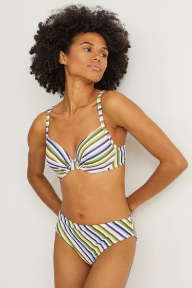 Donna - Reggiseno bikini con ferretti - imbottito - LYCRA® XTRA LIFE™ - verde