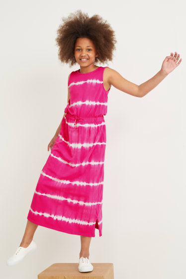 Kinderen: meisjes - Jurk - fuchsiarood