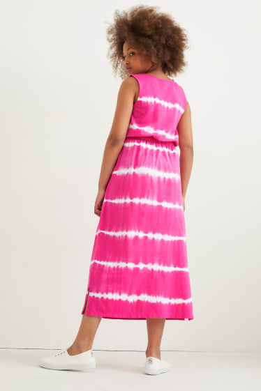 Kinderen: meisjes - Jurk - fuchsiarood