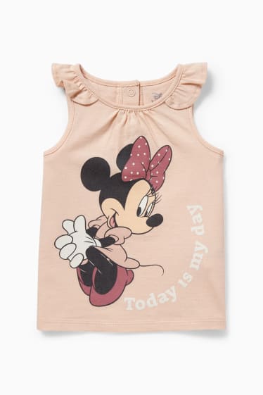 Miminka - Minnie Mouse - outfit pro miminka - 3dílný - růžová