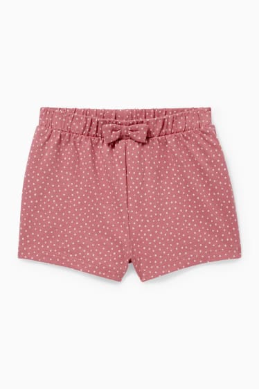 Baby: meisjes - Minnie Mouse - baby-outfit - 3-delig - roze
