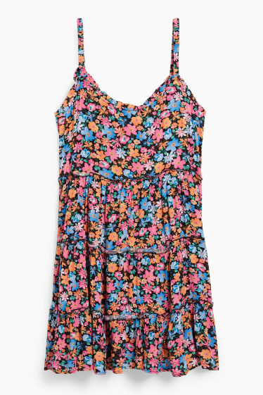 Femmes - CLOCKHOUSE - robe - à fleurs - coloré
