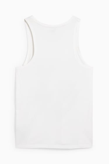 Herren - Tank Top - cremeweiss