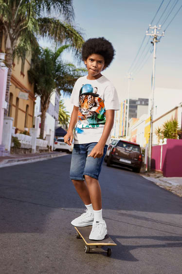 Enfants garçons - Short en jean - jog denim - jean bleu