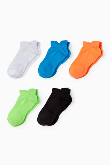 Children Boys - Multipack of 5 - trainer socks - white