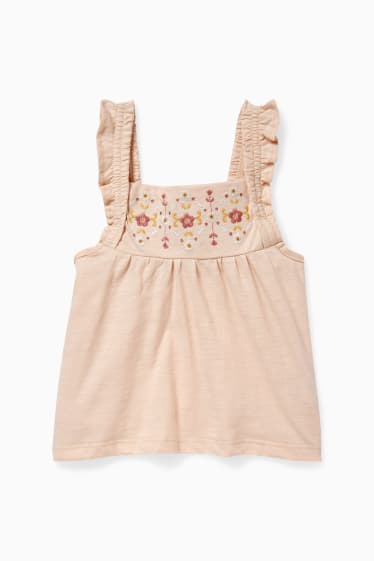 Baby: meisjes - Babyoutfit - 2-delig - roze