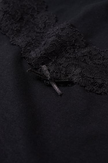 Damen - Hemdchen - schwarz