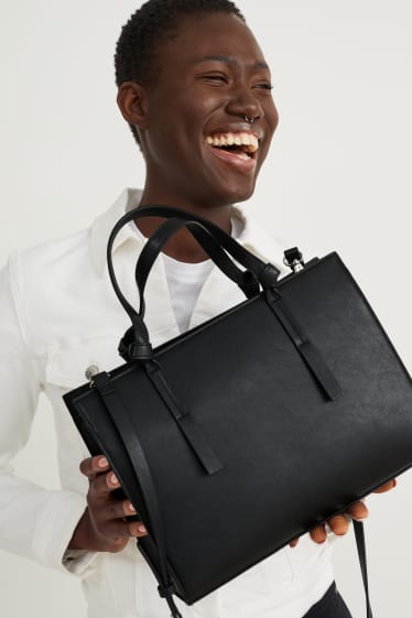 Femmes - Sac - synthétique - noir