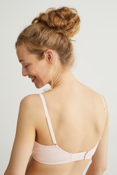 Dames - Voedings-BH zonder beugels - roze