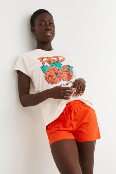 Women - Short pyjamas - cremewhite