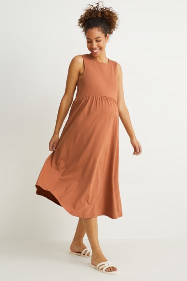 Women - Maternity dress - havanna