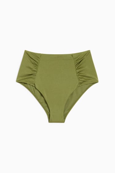 Women - Bikini bottoms - high waist - LYCRA® XTRA LIFE™ - green