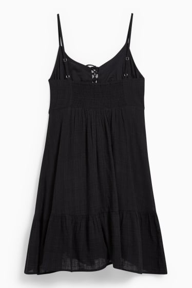 Jóvenes - CLOCKHOUSE - vestido de línea evasé - negro